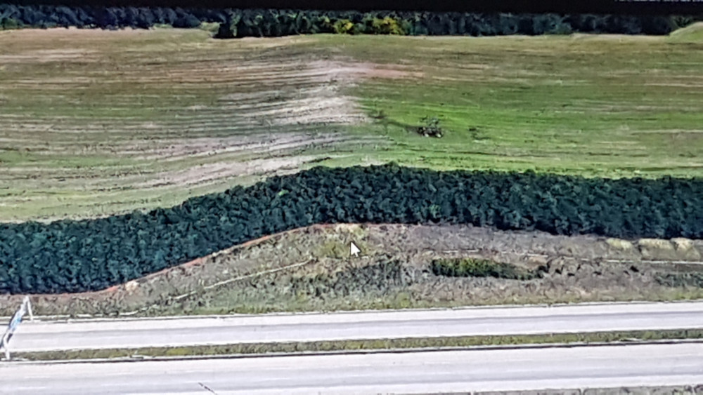 Rákoscsaba és Pécel Között, az M0-ás autópálya által kettévágott hata..